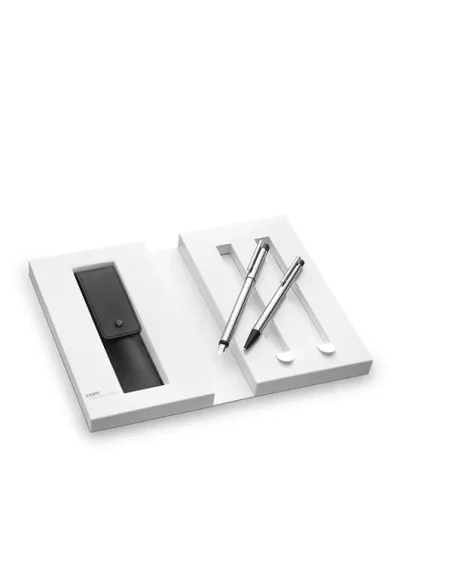 Juego de pluma y boligrafo Lamy Logo Matt F