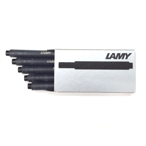 Tinta pluma lamy T10 caja 5 cartuchos negros