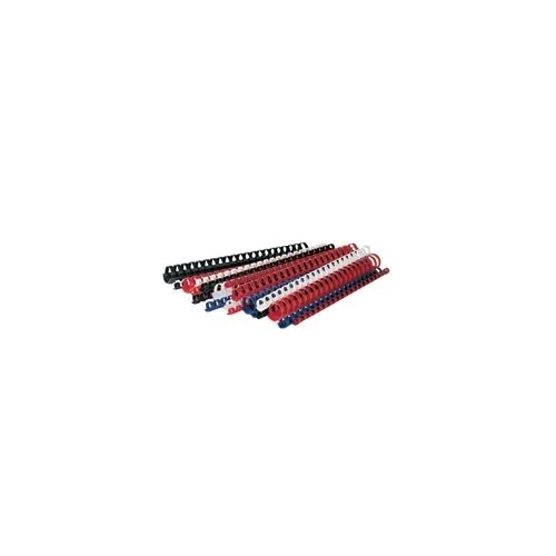 Caja 100 canutillos plasticos 12 mm negro