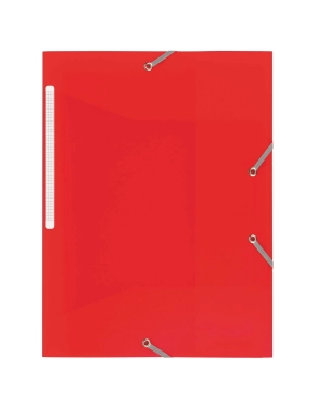 Carpeta 3 solapas p.p. roja JMB