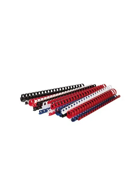 Caja 50 canutillos plástico 28mm negro