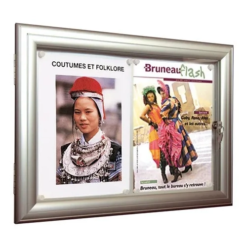 Vitrina exterior 2 hojas reverso