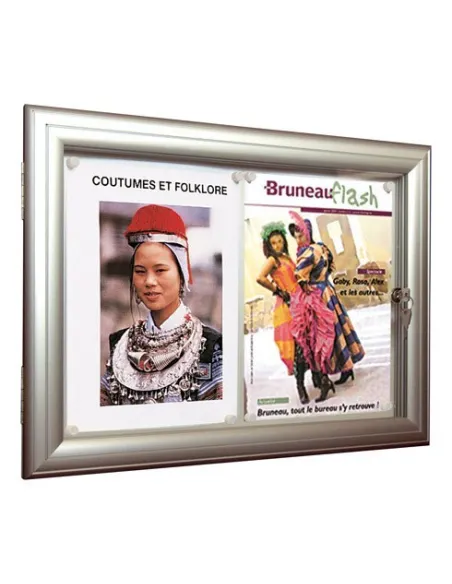 Vitrina exterior 2 hojas reverso