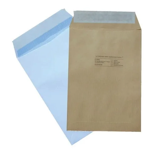 1000 bolsas salario kraft 100x145 70g tira silicona