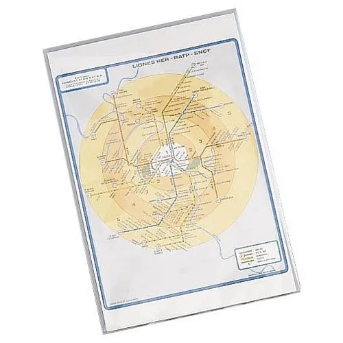 100 fundas simples A4 125mic