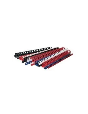 Caja 100 canutillos plasticos 6 mm blanco