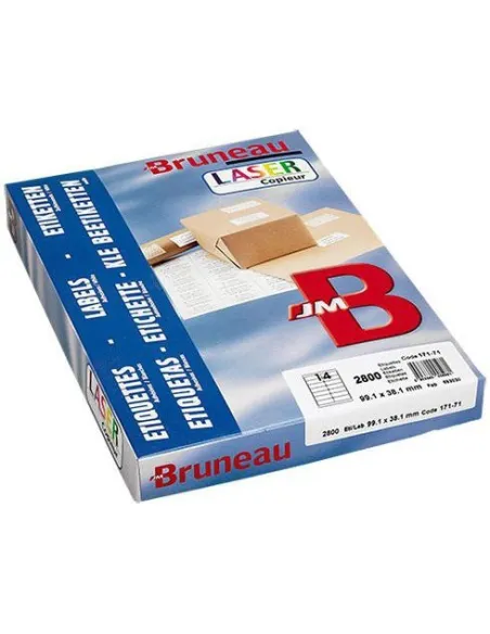 Caja 13000 etiquetas 38,1x21,2 cm Laser