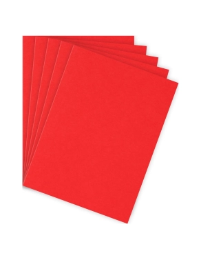 100 subcarpetas papel rojo vivo JMB