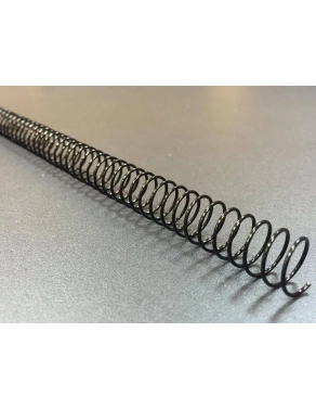 Espirales metálicas 6mm paso 5:1 negro