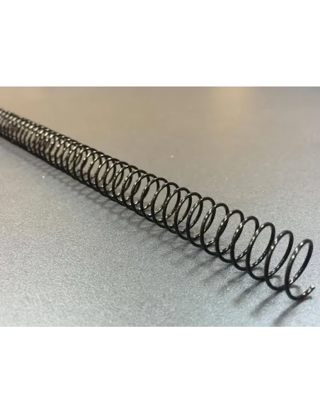 Espirales metálicas 6mm paso 5:1 negro