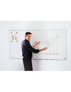 Pizarra blanca esmaltada 240x120