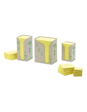 Pack 6 blocs reciclados 76x76 amarillo