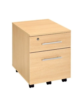 Cajonera madera con ruedas 2 cajones Altys haya