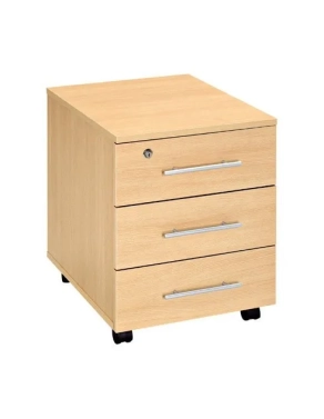 Cajonera madera con ruedas 3 cajones Altys