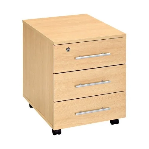 Cajonera madera con ruedas 3 cajones Altys