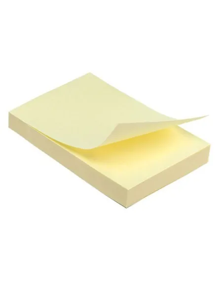 Bloc 100 notas amarillo 76x51