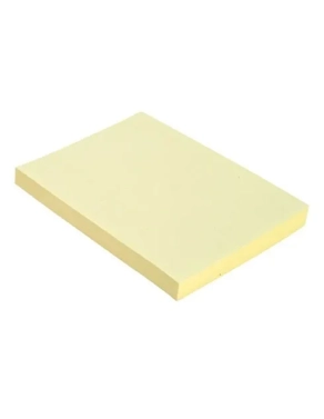 Bloc 100 notas amarillo 76x102
