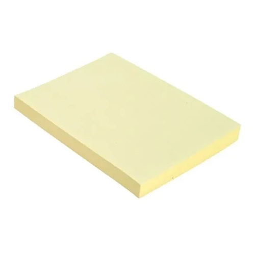 Bloc 100 notas amarillo 76x102