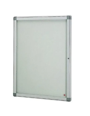 Vitrina interior aluminio 6 hojas fondo metal