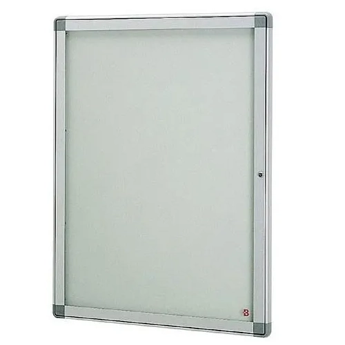 Vitrina interior aluminio 6 hojas fondo metal