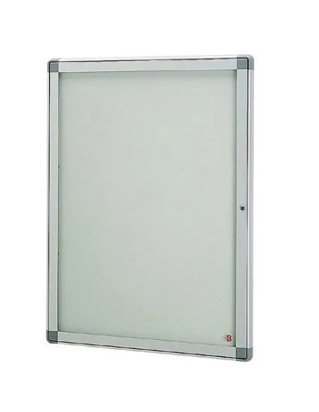 Vitrina interior aluminio 6 hojas fondo metal