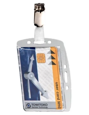 25 identificadores Rigidos con clip durable 1 tarjeta