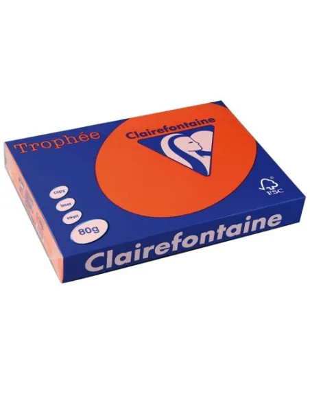 Papel 500 hojas 80gr A3 rojo