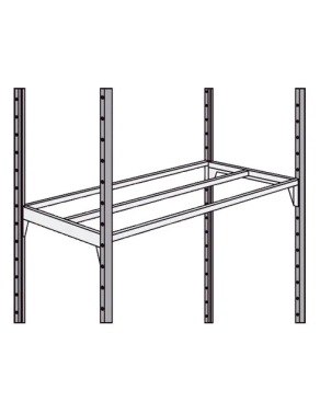 Pack 2 tabletas para estanteria - 125 x 60 cm