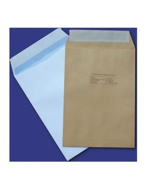 250 bolsas kraft 229x324 90g tira silicona