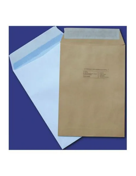 250 bolsas kraft 229x324 90g tira silicona