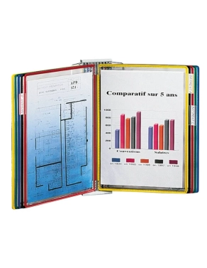 Soporte mural para 10 fundas