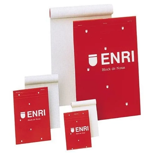 Bloc notas Enri 105x155mm cuadricula 4mm