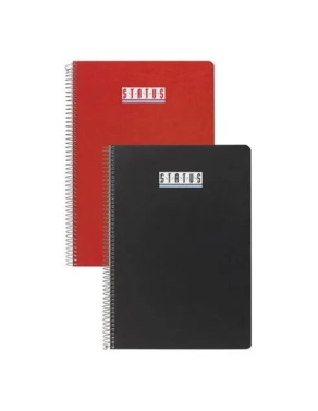 Cuaderno Enri status 155x215 color rojo