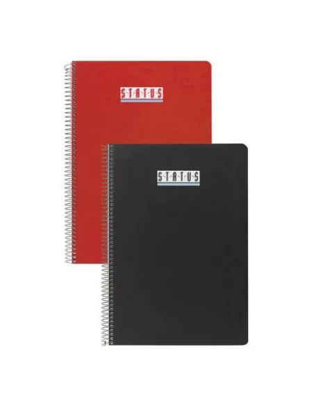 Cuaderno Enri status 215x310 color rojo