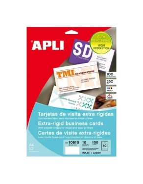 Tarjetas de visita Apli 250gr