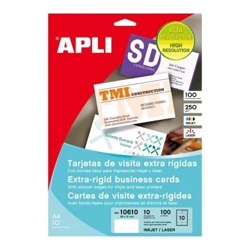 Tarjetas de visita Apli 250gr