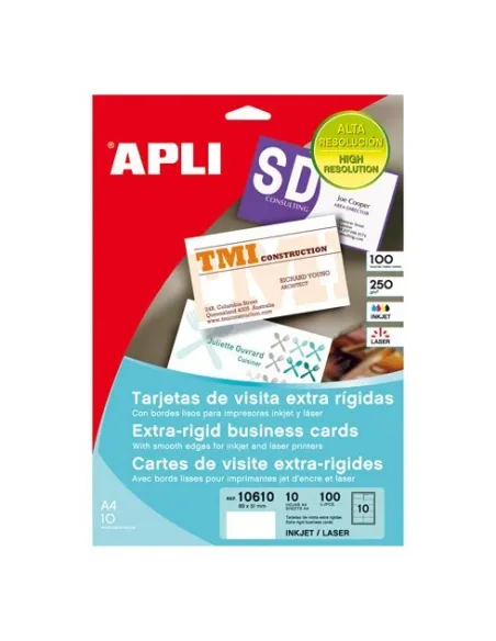 Tarjetas de visita Apli 250gr
