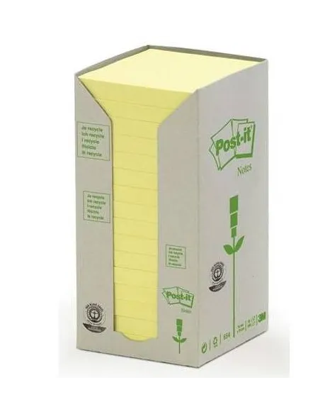 Torre reciclado 76x76 amarillo