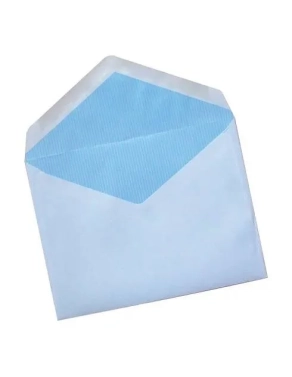 Caja 500 sobres blancos 90x140 80g tarjeta invitación