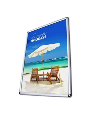 Marcos expositor pared clip A4