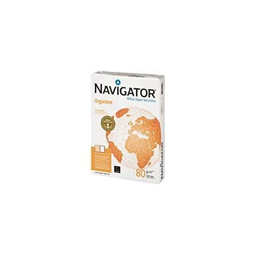 Papel A4 perforado 4 taladros 80 gramos Navigator organizer