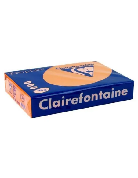 500 h papel clairefontaine A4 clementina 80g