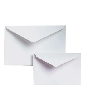 500 sobres blanco 70x106 90g tarjeta visita pico S