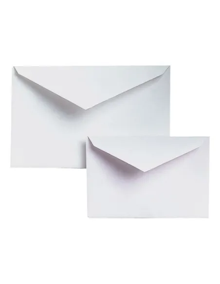 500 sobres blanco 70x106 90g tarjeta visita pico S