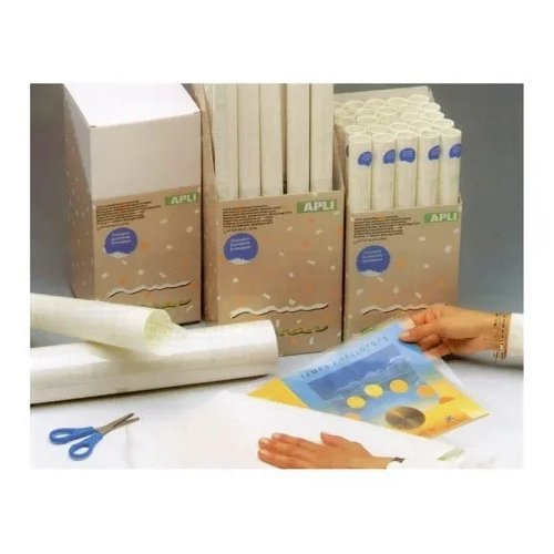 Forro libro adhesivo 80 mic 20x0,50m Apli