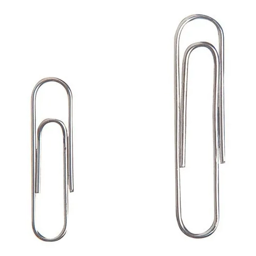 Caja 100 clips labiados galvanizados n