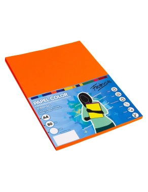 Papel de colores A4 80 gramos naranja 100 hojas