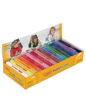 Caja de 15 pastillas plastilina 150g colores surtidos