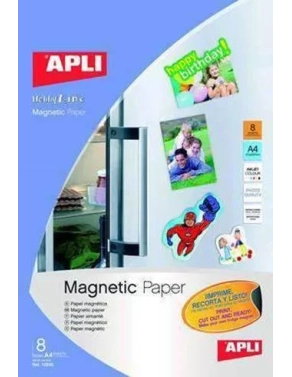Papel magnetico 640 gr A4  8 hojas