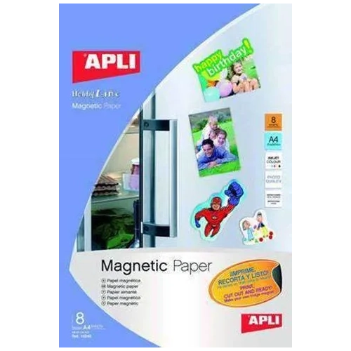 Papel magnetico 640 gr A4  8 hojas
